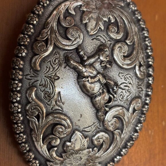 Nocona Bull Rider Belt Buckle - Picture 1 of 4